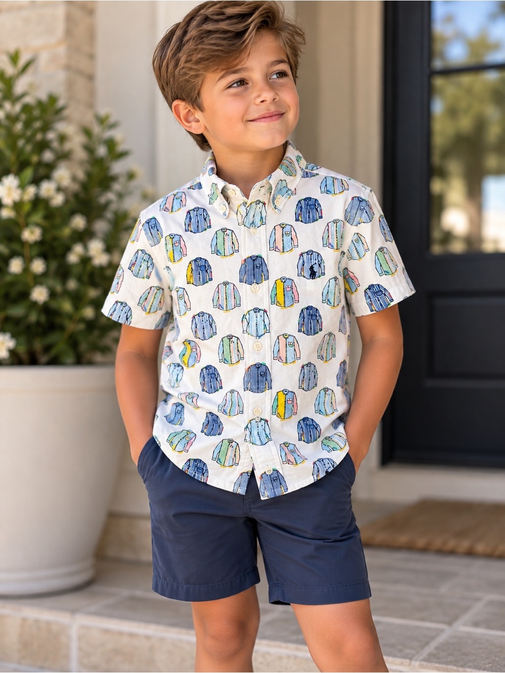 Polo Ralph Lauren Boys Short-Sleeve Button-Down